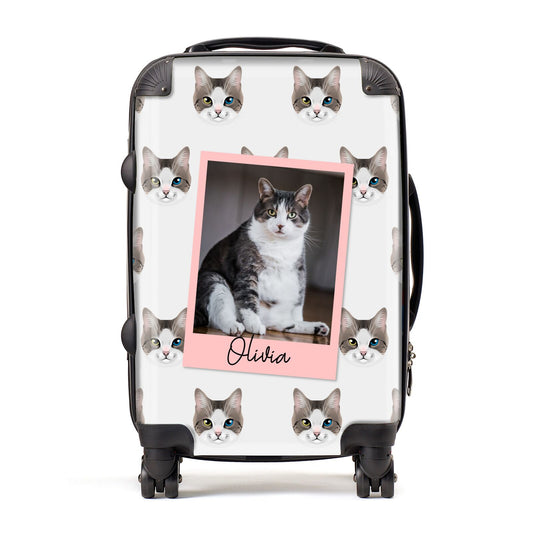 Personalised Cat Photo Suitcase