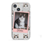 Personalised Cat Photo iPhone 13 Mini TPU Impact Case with White Edges