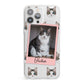 Personalised Cat Photo iPhone 13 Pro Max Clear Bumper Case