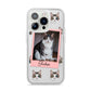 Personalised Cat Photo iPhone 14 Pro Clear Tough Case Silver