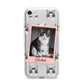 Personalised Cat Photo iPhone 7 Bumper Case on Silver iPhone