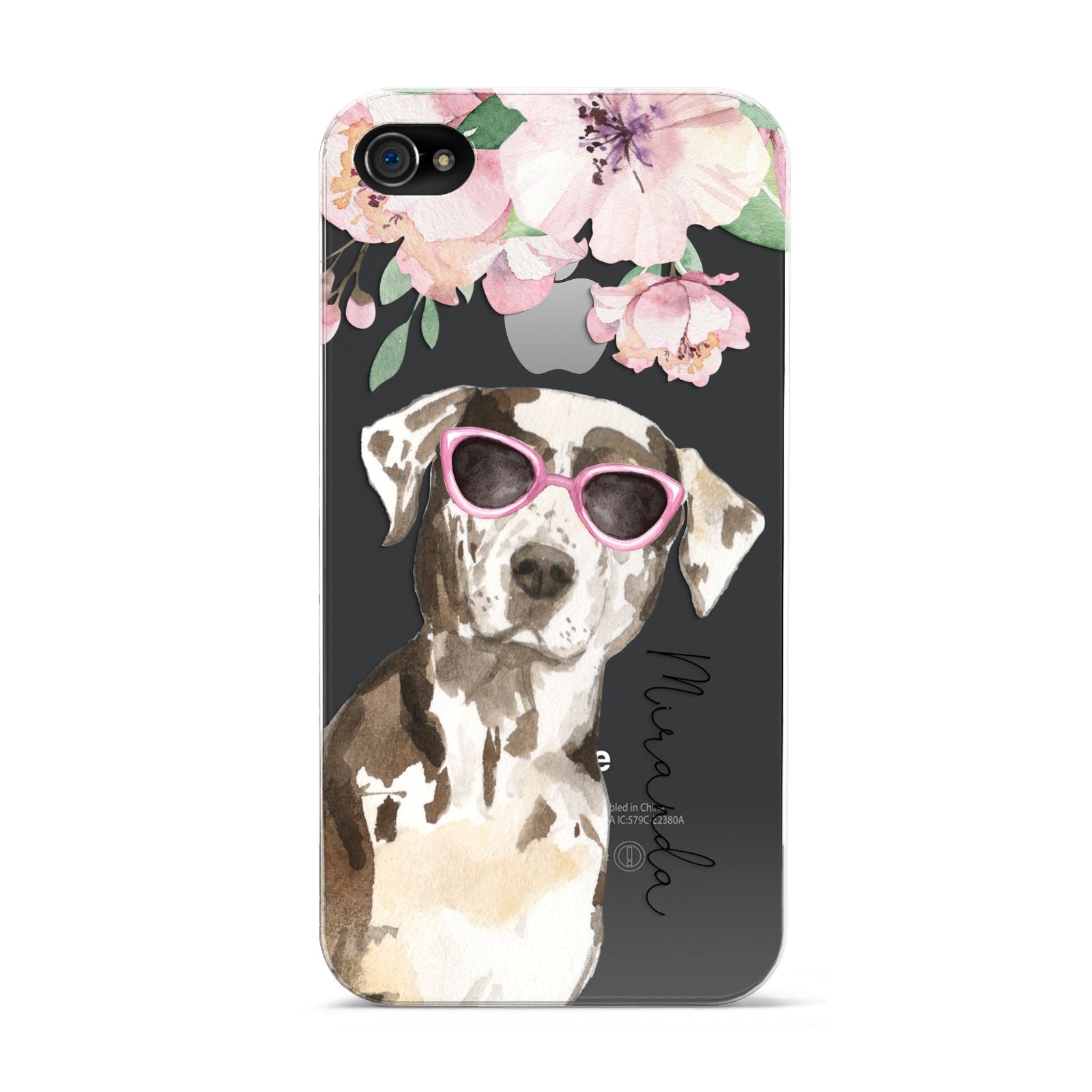 Personalised Catahoula Leopard Dog Apple iPhone 4s Case