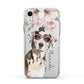 Personalised Catahoula Leopard Dog Apple iPhone XR Impact Case White Edge on Silver Phone