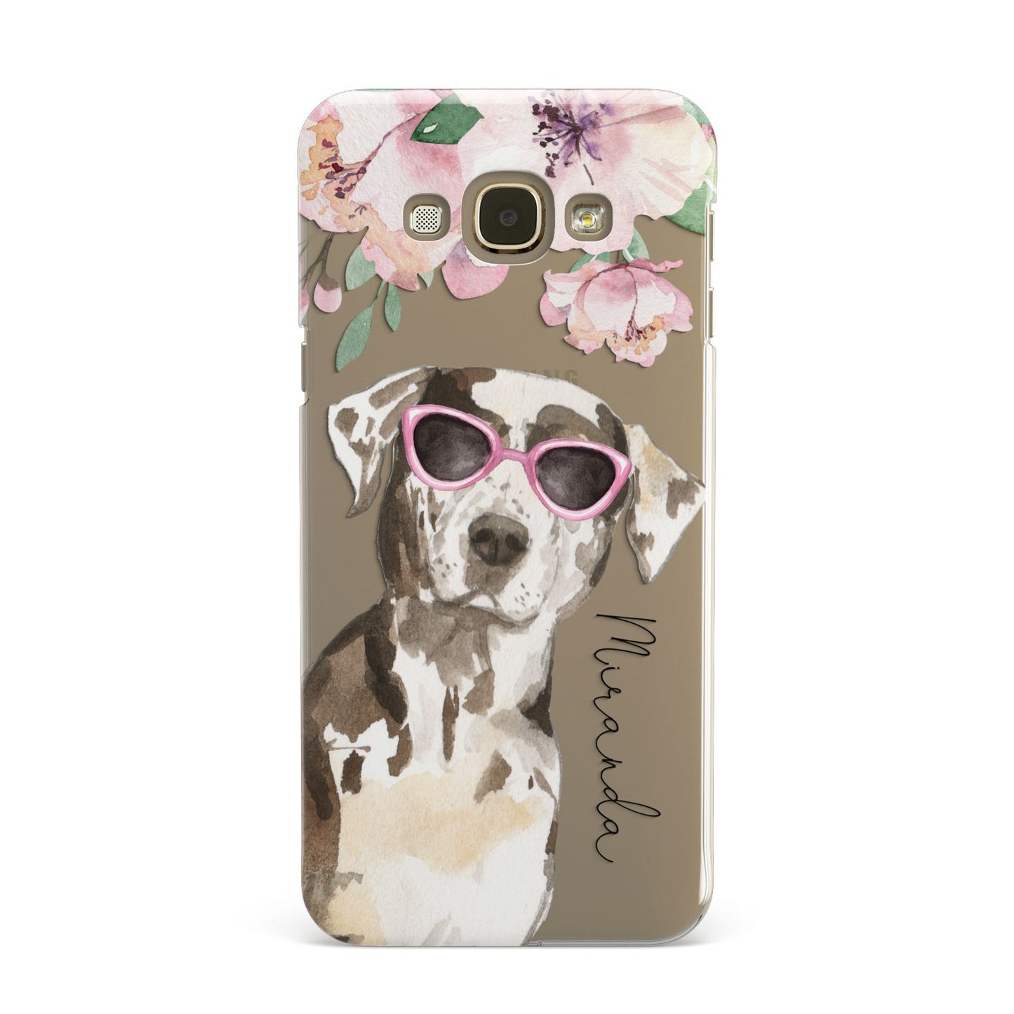 Personalised Catahoula Leopard Dog Samsung Galaxy A8 Case