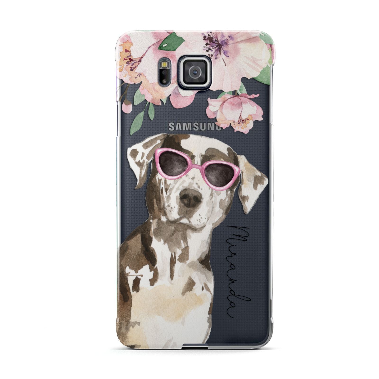 Personalised Catahoula Leopard Dog Samsung Galaxy Alpha Case