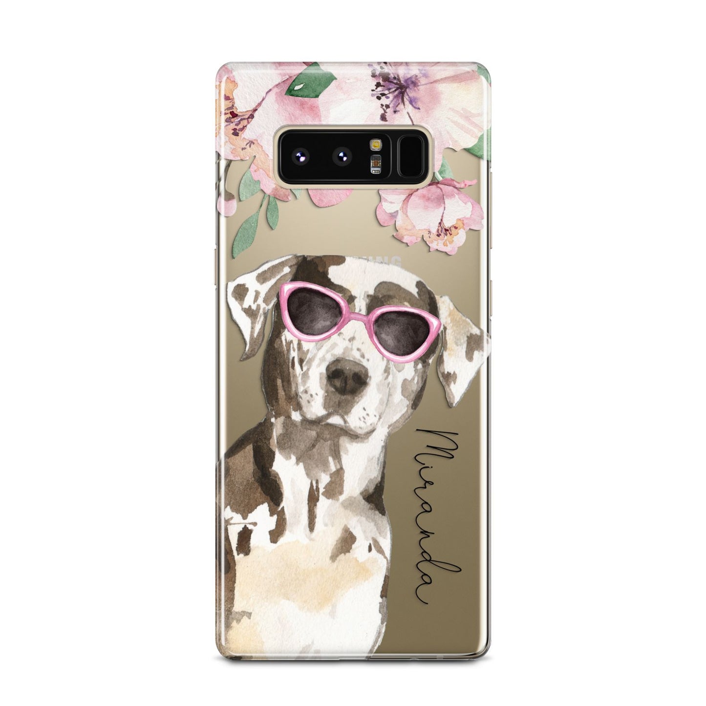 Personalised Catahoula Leopard Dog Samsung Galaxy Note 8 Case