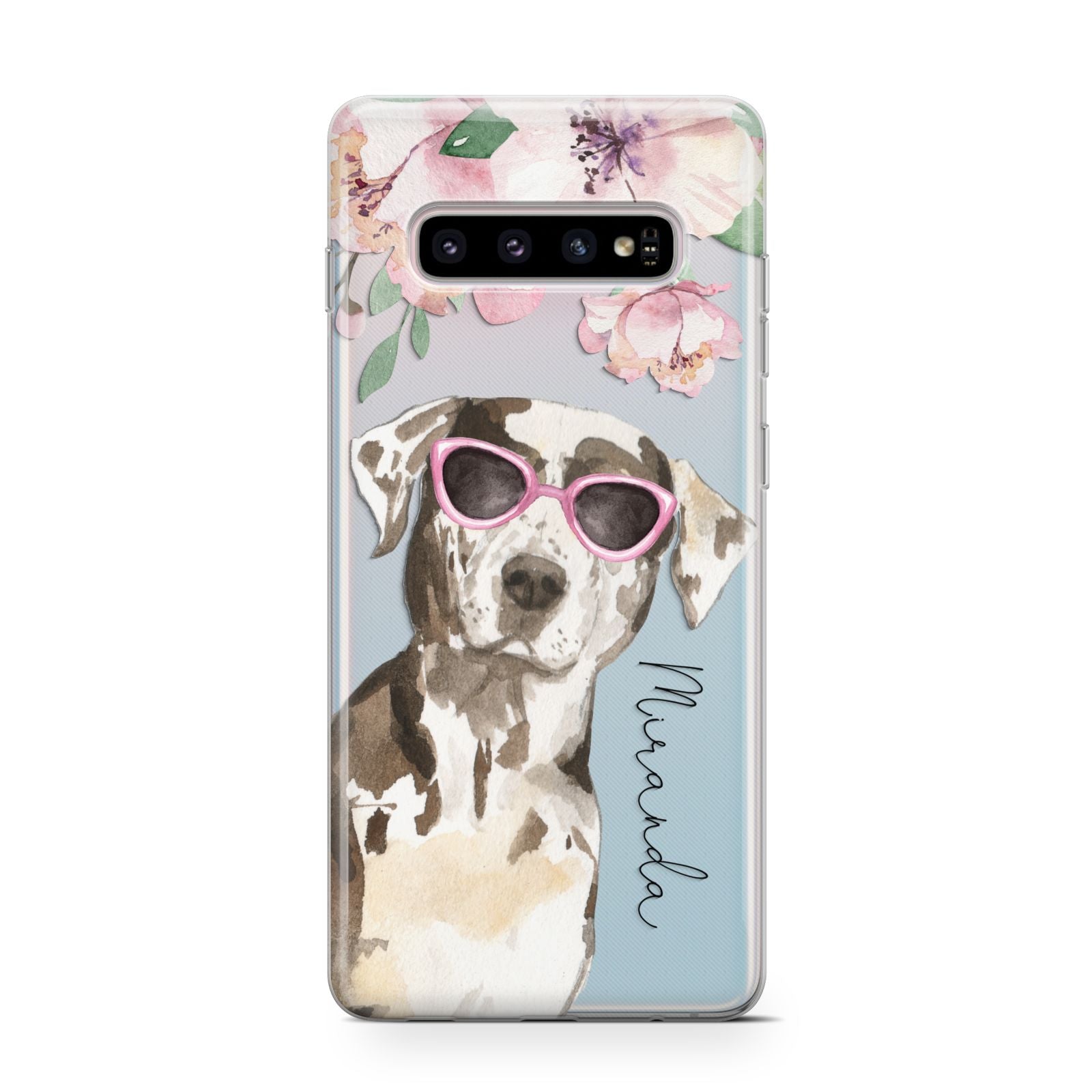 Personalised Catahoula Leopard Dog Samsung Galaxy S10 Case