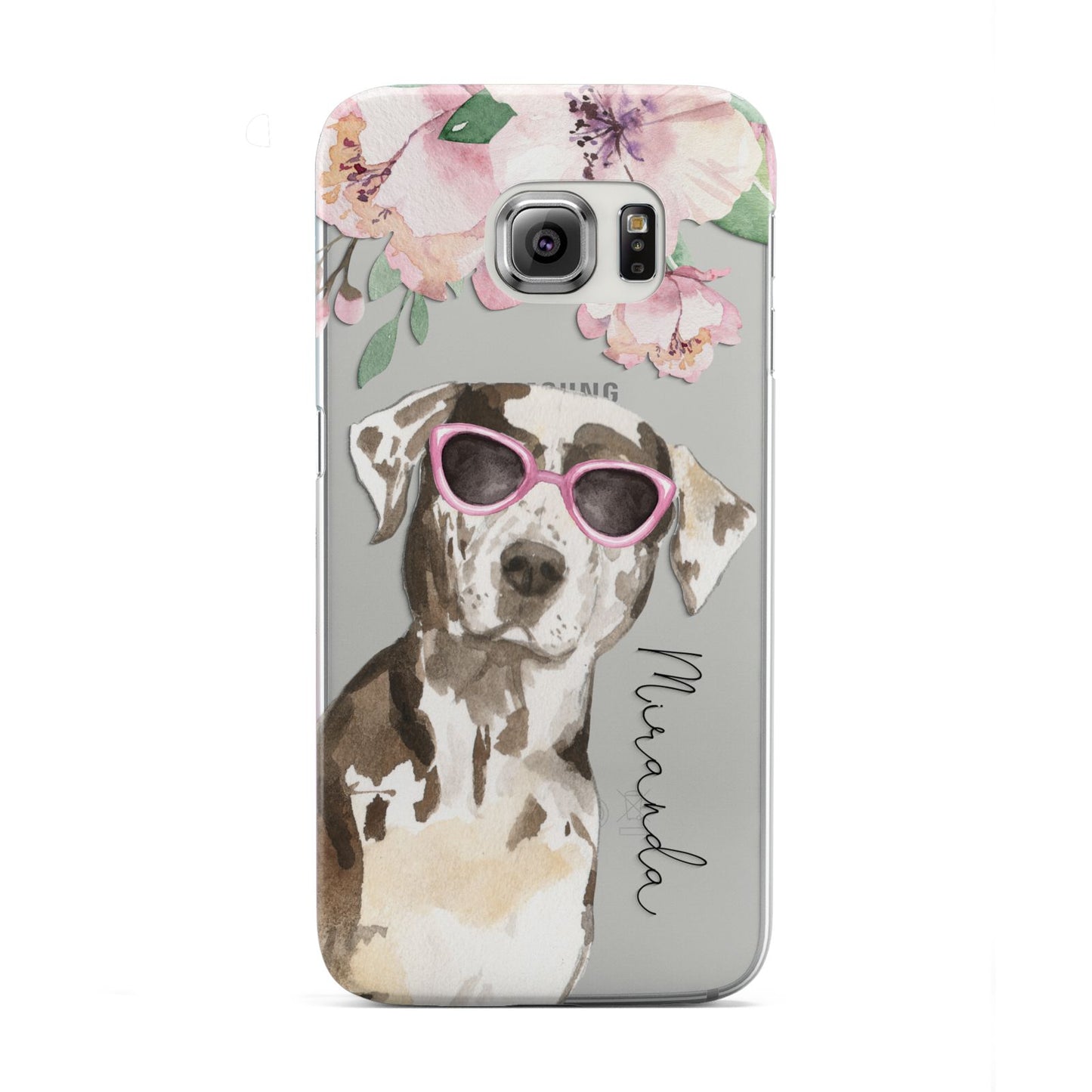 Personalised Catahoula Leopard Dog Samsung Galaxy S6 Edge Case