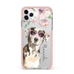 Personalised Catahoula Leopard Dog iPhone 11 Pro Max Impact Pink Edge Case