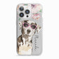 Personalised Catahoula Leopard Dog iPhone 13 Pro TPU Impact Case with White Edges