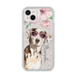 Personalised Catahoula Leopard Dog iPhone 14 Plus Glitter Tough Case Starlight
