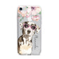 Personalised Catahoula Leopard Dog iPhone 7 Bumper Case on Silver iPhone