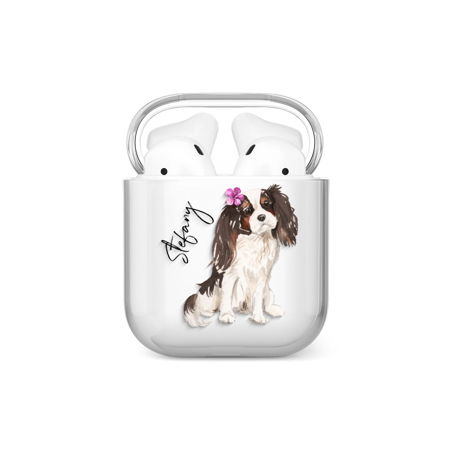 Personalised Cavalier King Charles Spaniel AirPods Case