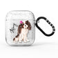 Personalised Cavalier King Charles Spaniel AirPods Glitter Case