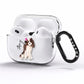 Personalised Cavalier King Charles Spaniel AirPods Pro Clear Case Side Image