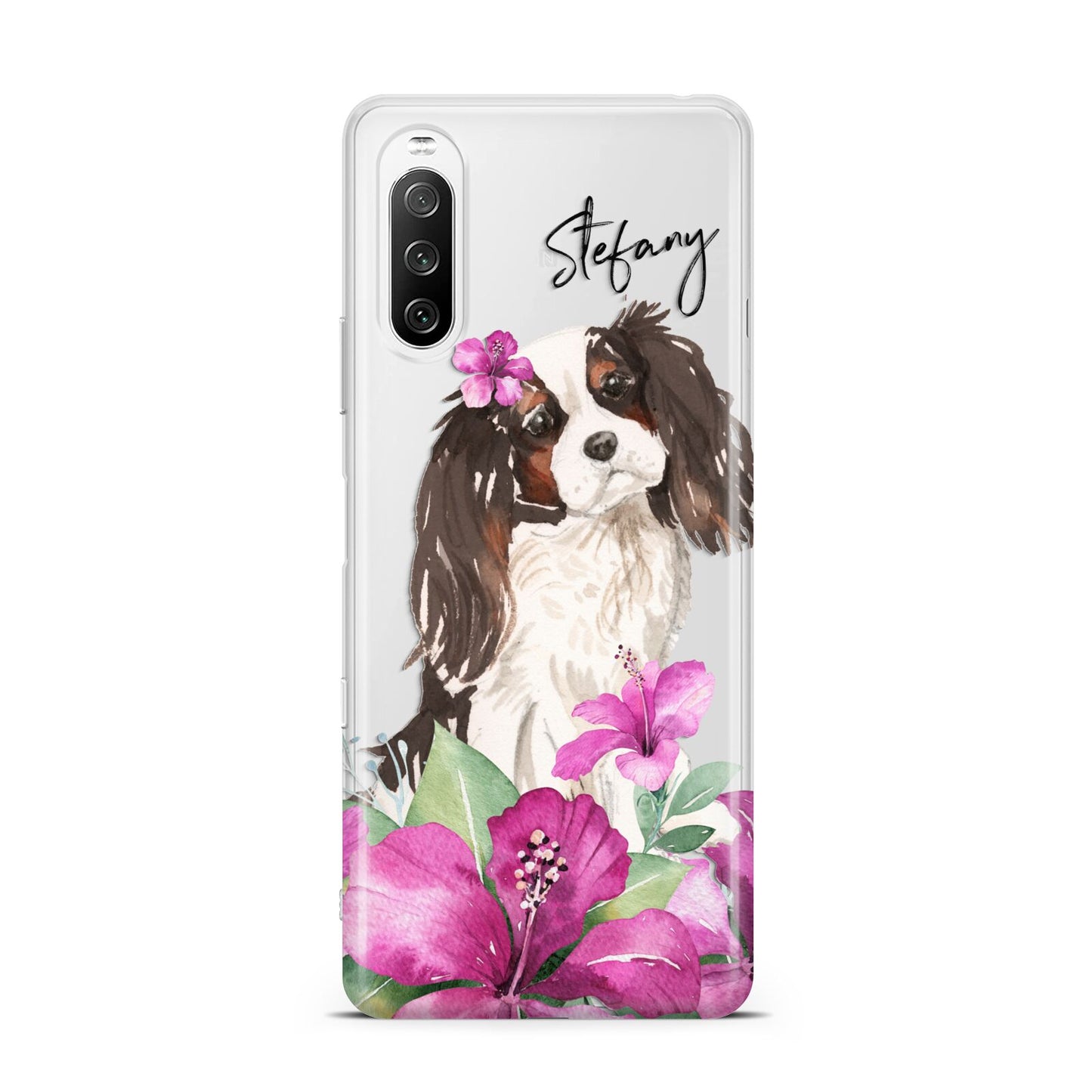 Personalised Cavalier King Charles Spaniel Sony Xperia 10 III Case