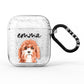 Personalised Cavapoo AirPods Glitter Case