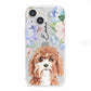 Personalised Cavapoo iPhone 13 Mini Clear Bumper Case