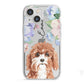 Personalised Cavapoo iPhone 13 Mini TPU Impact Case with White Edges