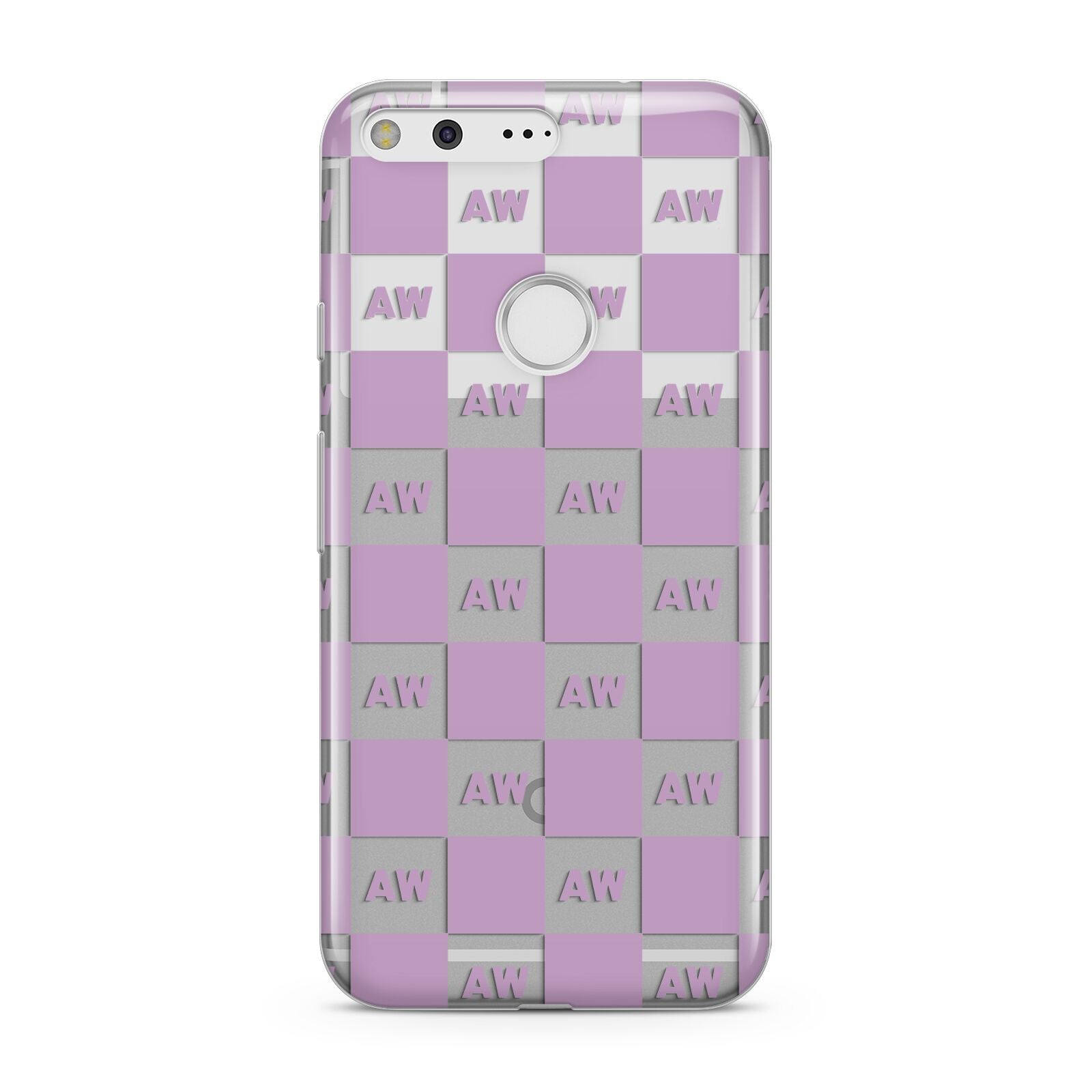 Personalised Check Grid Google Pixel Case