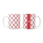 Personalised Checkered 10oz Mug Alternative Image 3