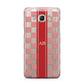 Personalised Checkered Samsung Galaxy J5 2016 Case