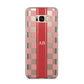 Personalised Checkered Samsung Galaxy S8 Plus Case
