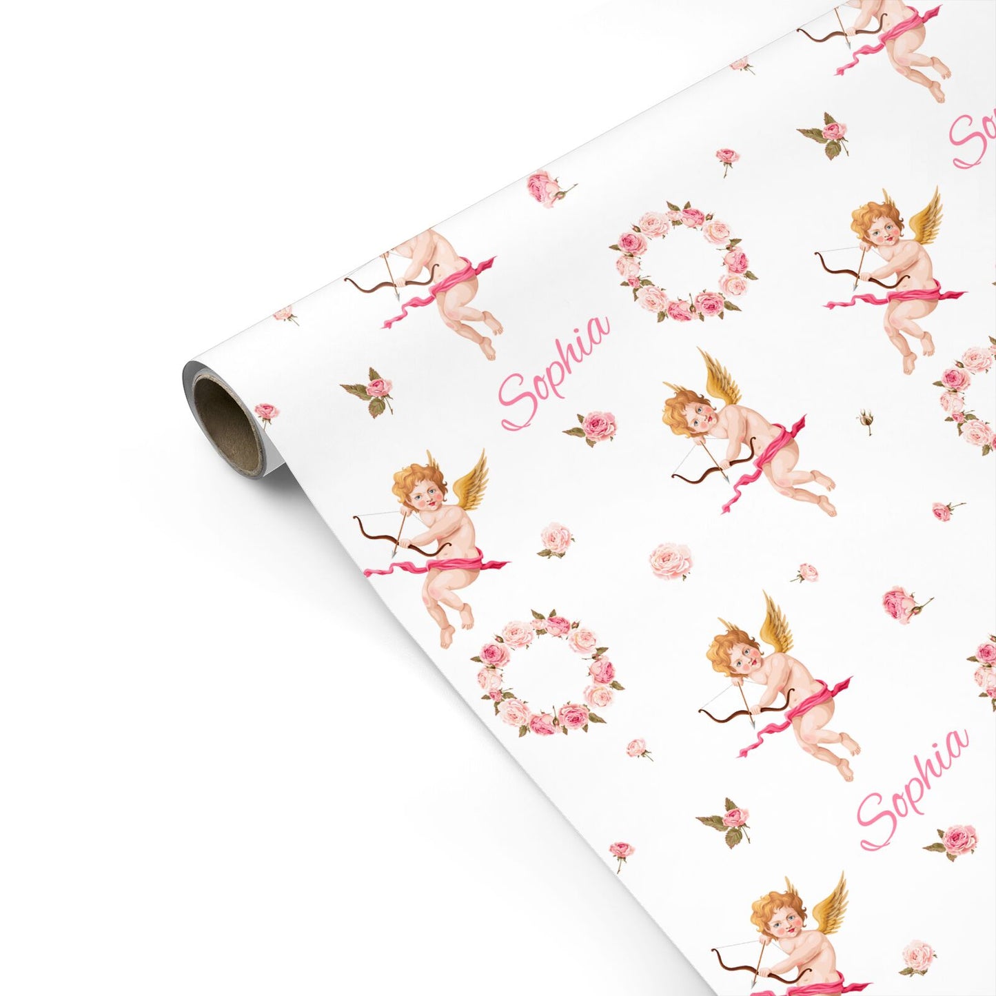 Personalised Cherub Personalised Gift Wrap
