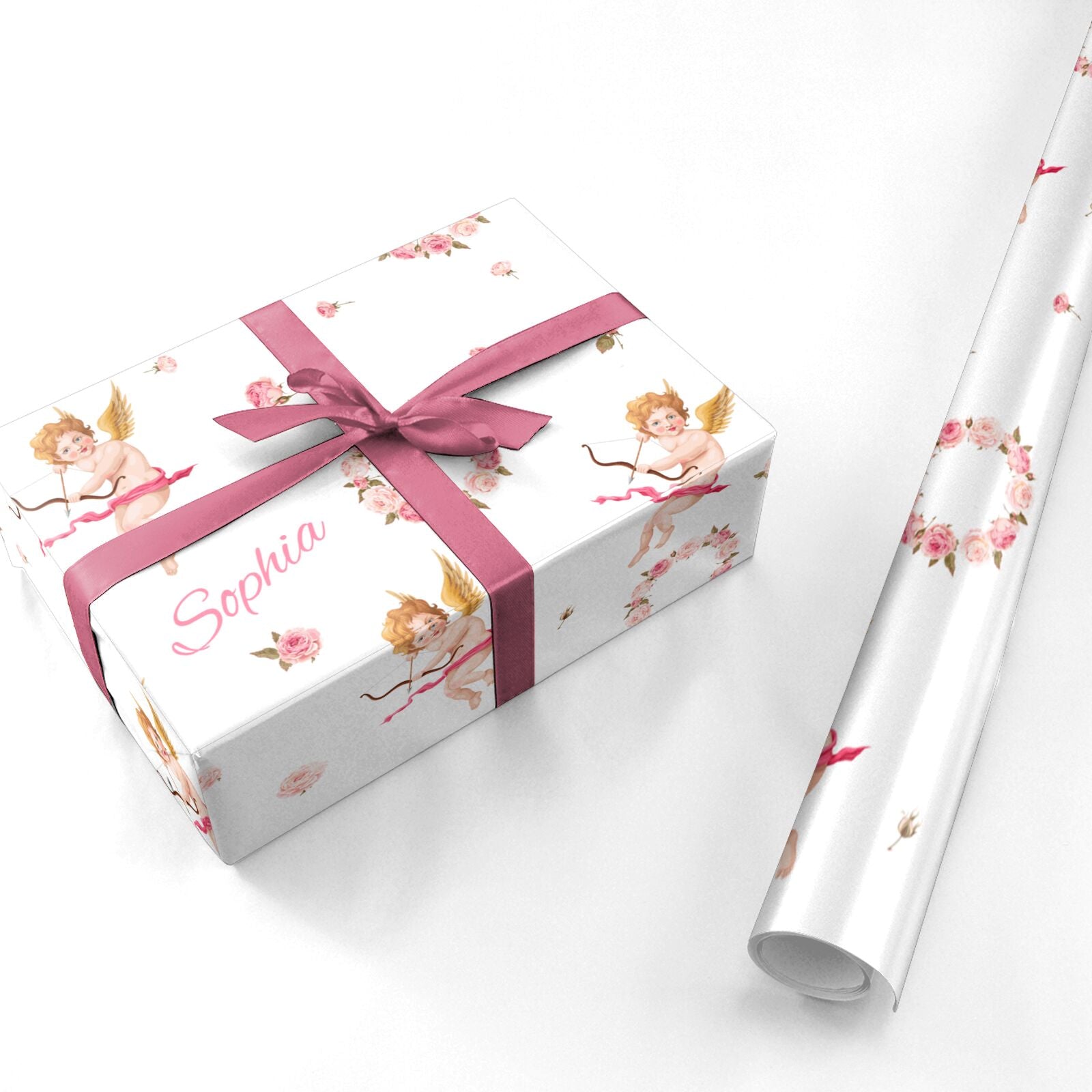 Personalised Cherub Personalised Wrapping Paper