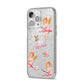 Personalised Cherub iPhone 14 Pro Max Glitter Tough Case Silver Angled Image