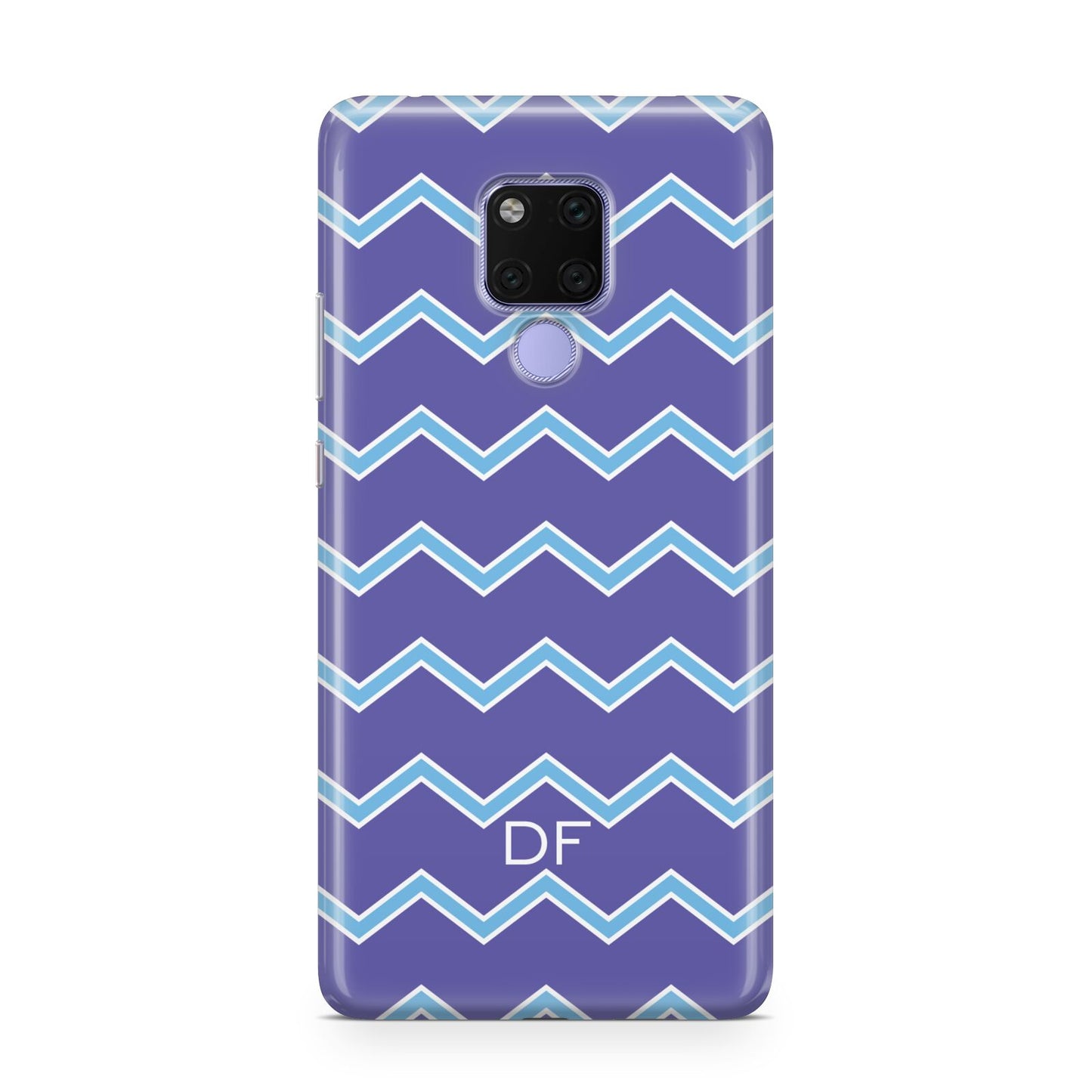 Personalised Chevron 2 Tone Huawei Mate 20X Phone Case