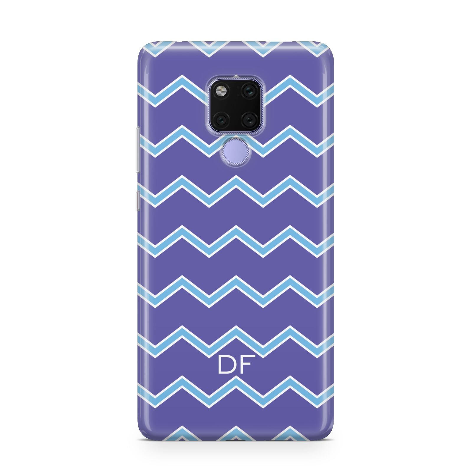 Personalised Chevron 2 Tone Huawei Mate 20X Phone Case