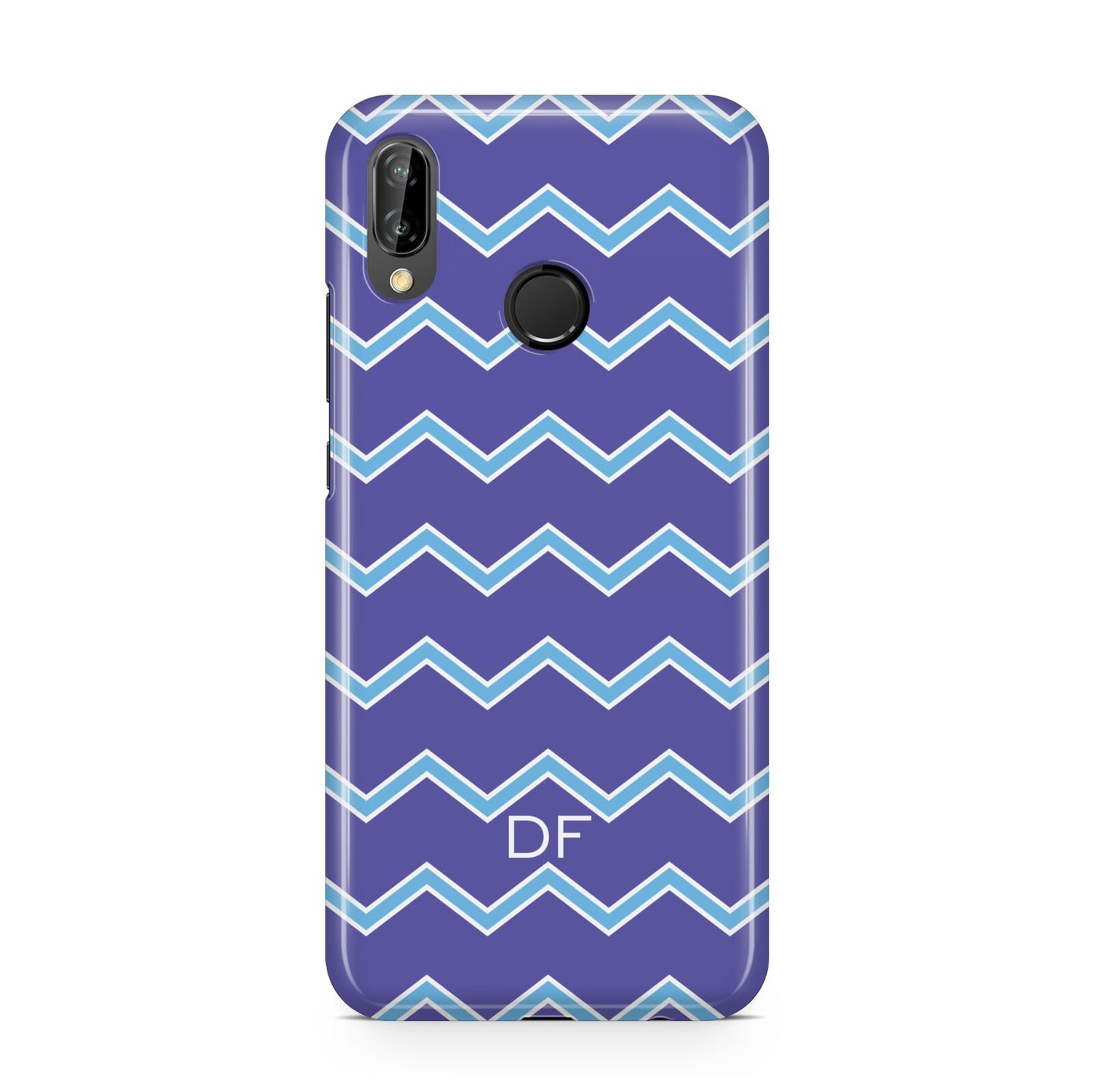 Personalised Chevron 2 Tone Huawei P20 Lite Phone Case