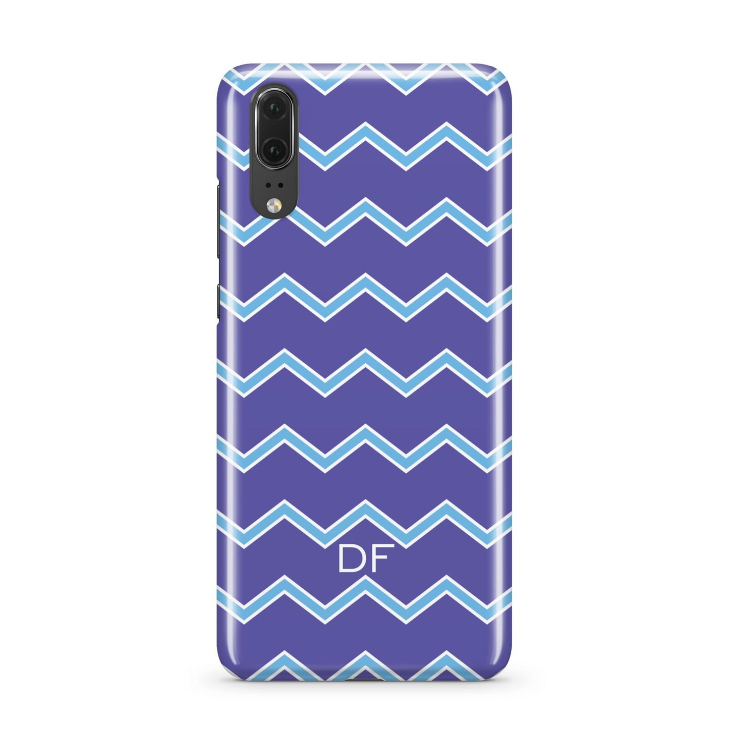 Personalised Chevron 2 Tone Huawei P20 Phone Case