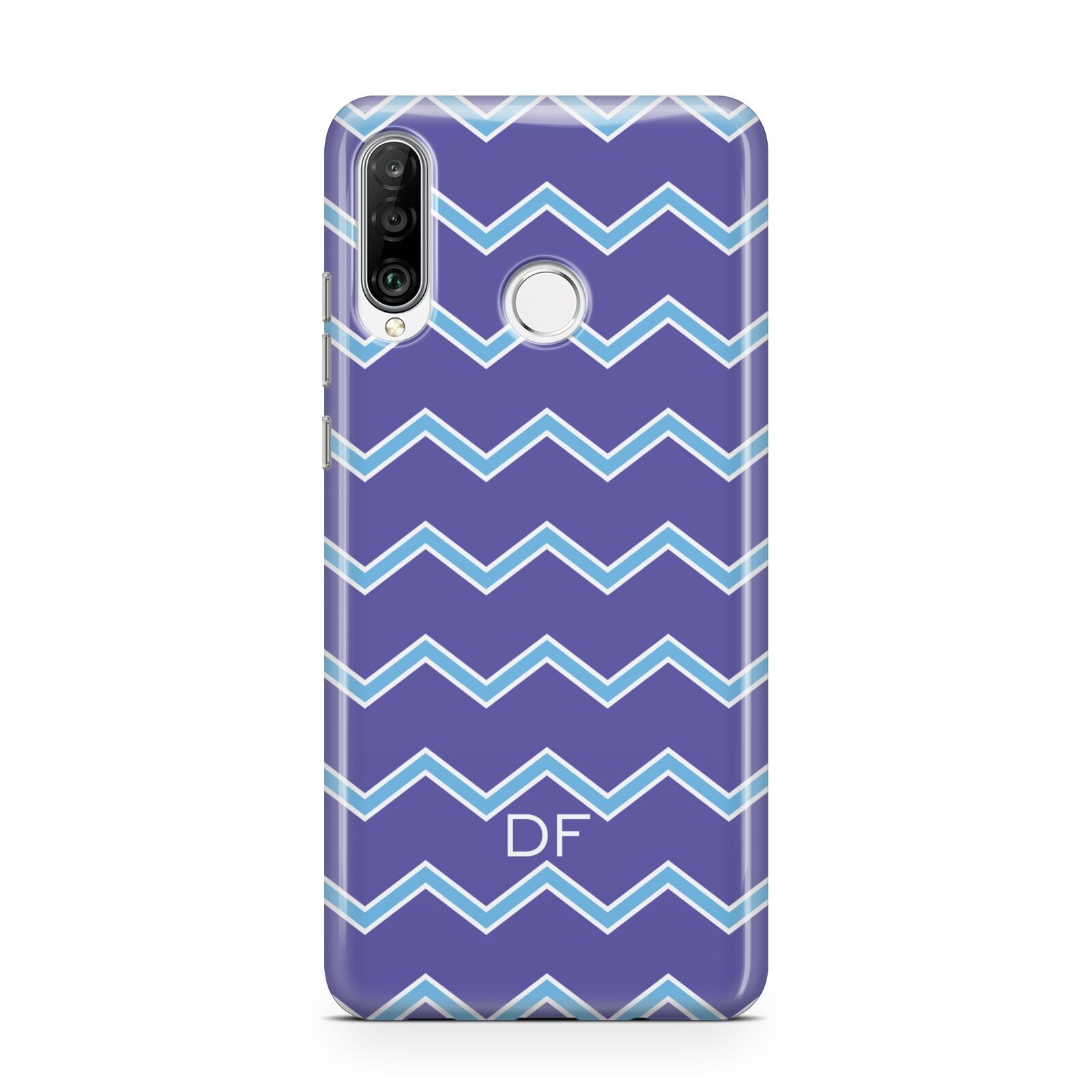 Personalised Chevron 2 Tone Huawei P30 Lite Phone Case