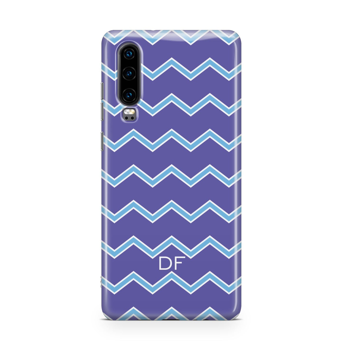 Personalised Chevron 2 Tone Huawei P30 Phone Case