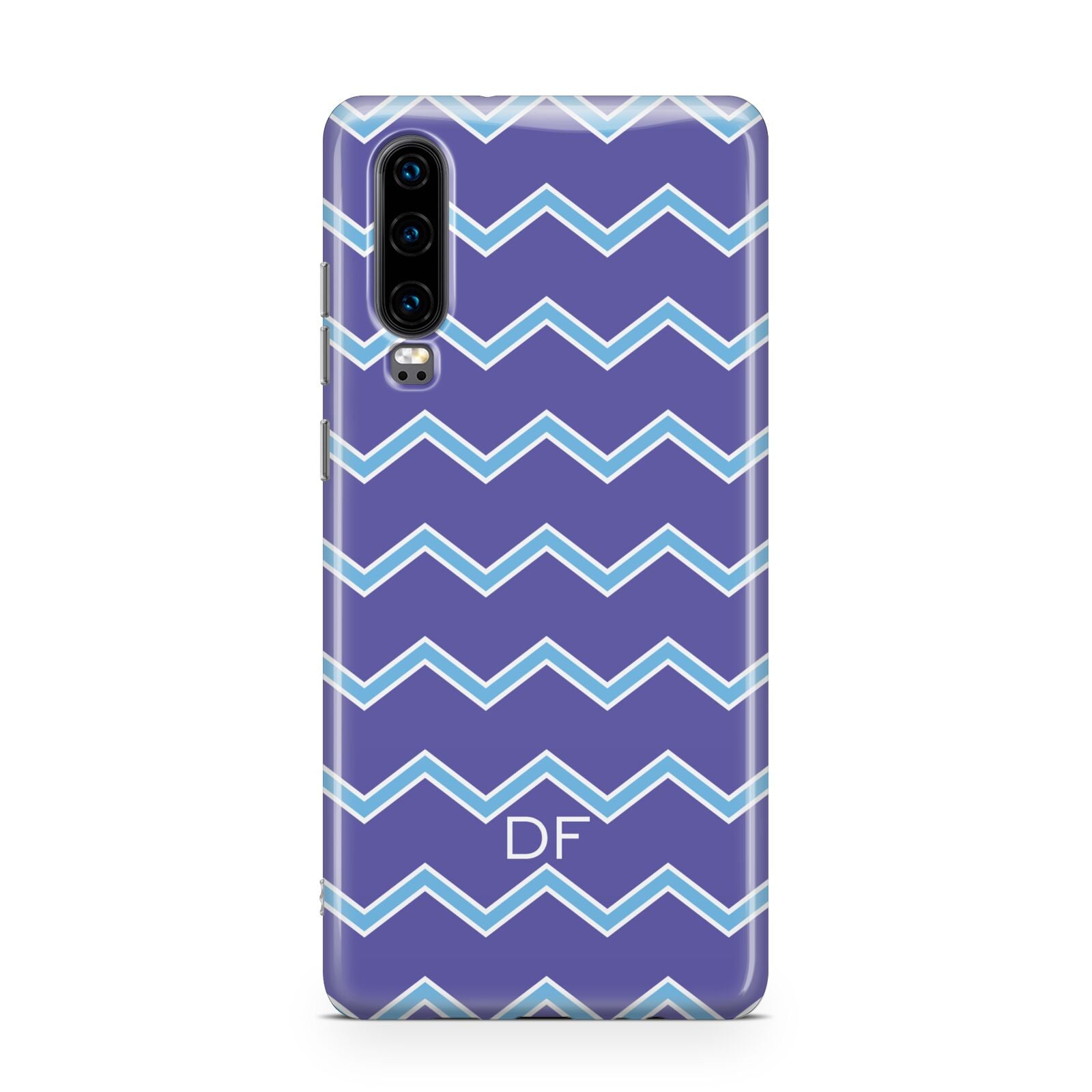 Personalised Chevron 2 Tone Huawei P30 Phone Case