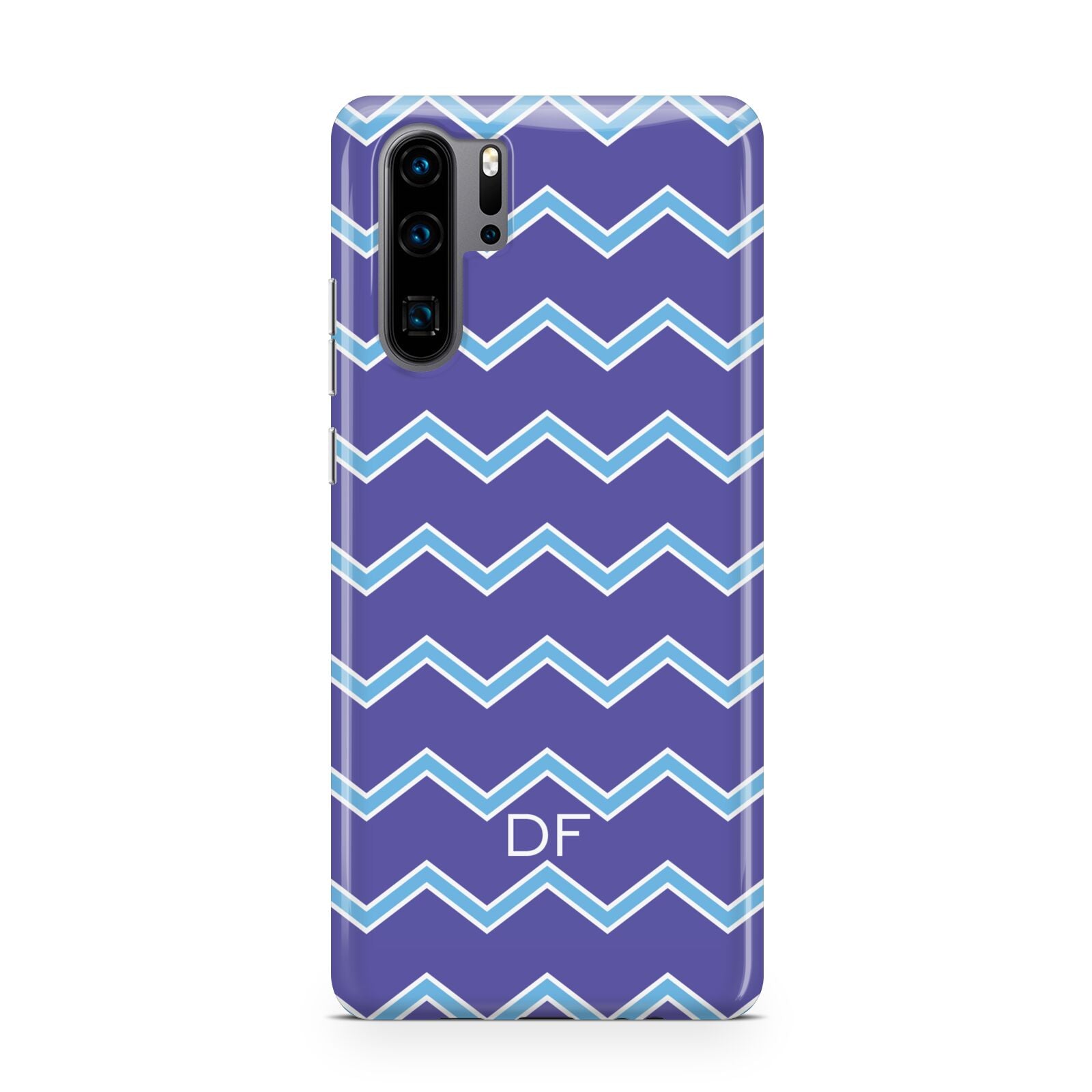 Personalised Chevron 2 Tone Huawei P30 Pro Phone Case