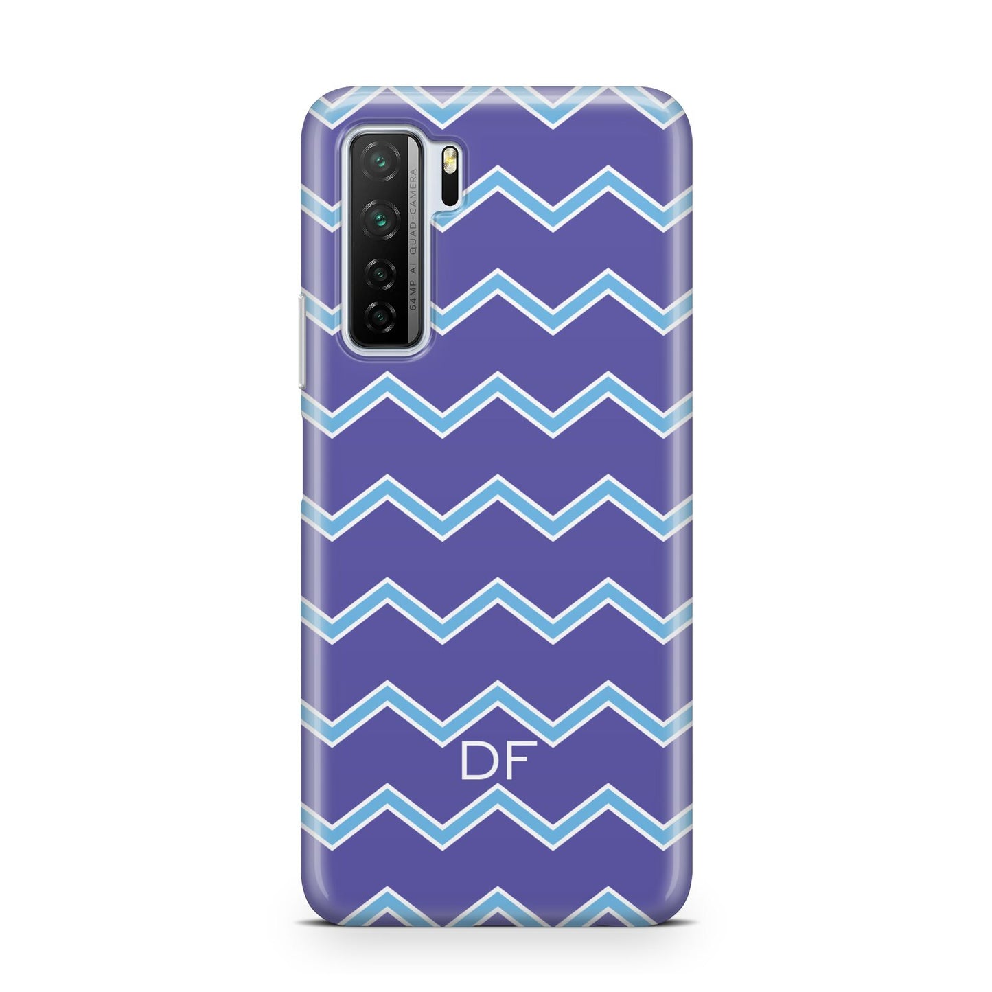 Personalised Chevron 2 Tone Huawei P40 Lite 5G Phone Case