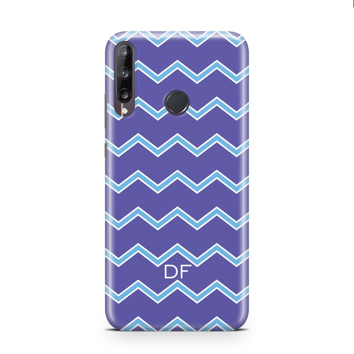 Personalised Chevron 2 Tone Huawei P40 Lite E Phone Case