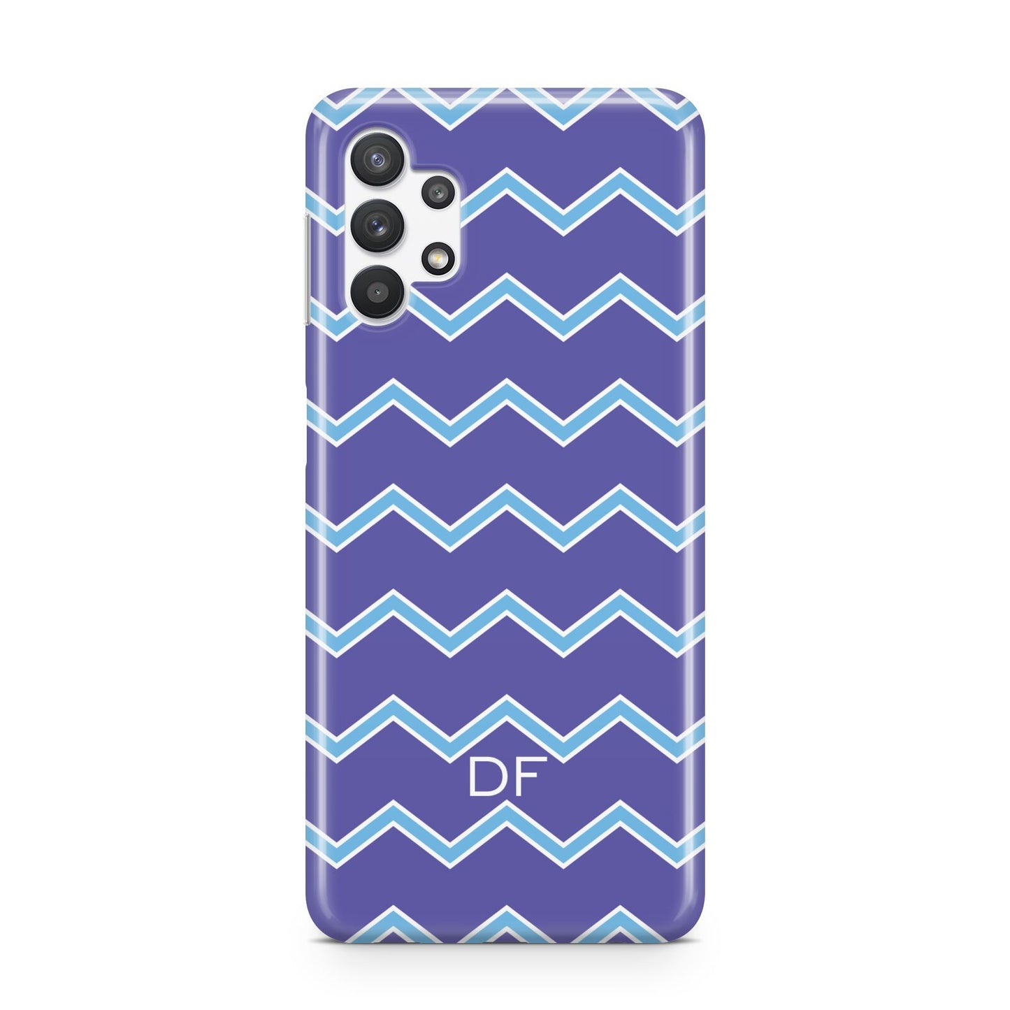 Personalised Chevron 2 Tone Samsung A32 5G Case