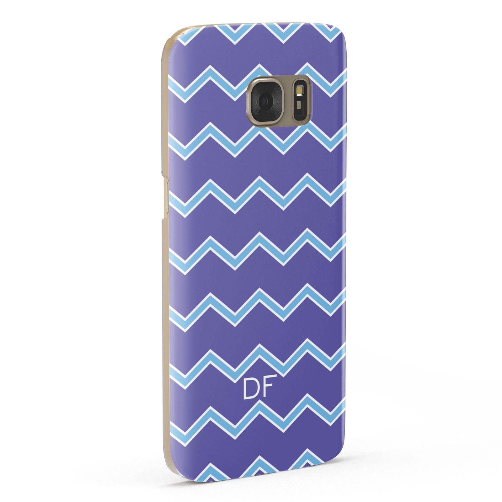 Personalised Chevron 2 Tone Samsung Galaxy Case Fourty Five Degrees