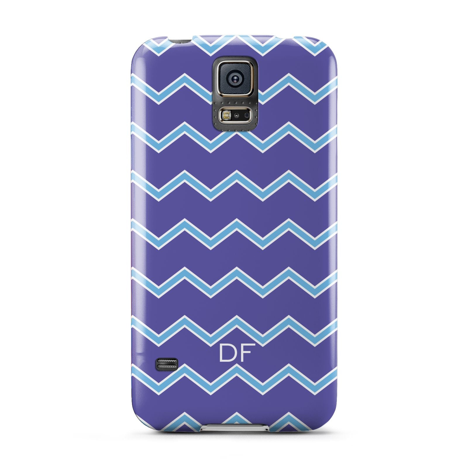 Personalised Chevron 2 Tone Samsung Galaxy S5 Case