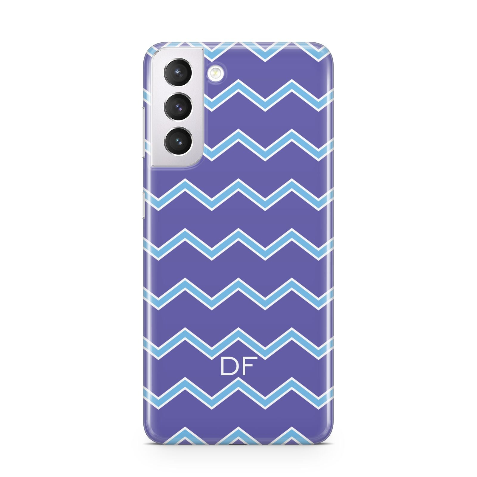 Personalised Chevron 2 Tone Samsung S21 Case