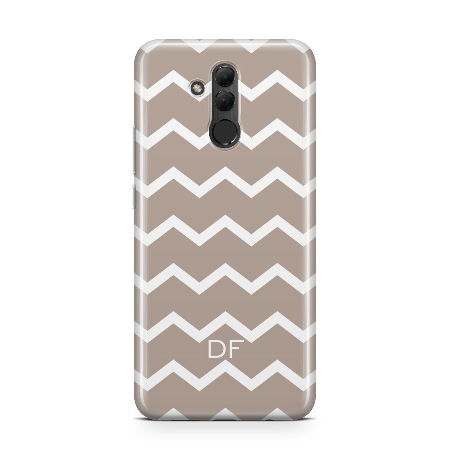 Personalised Chevron Beige Huawei Mate 20 Lite