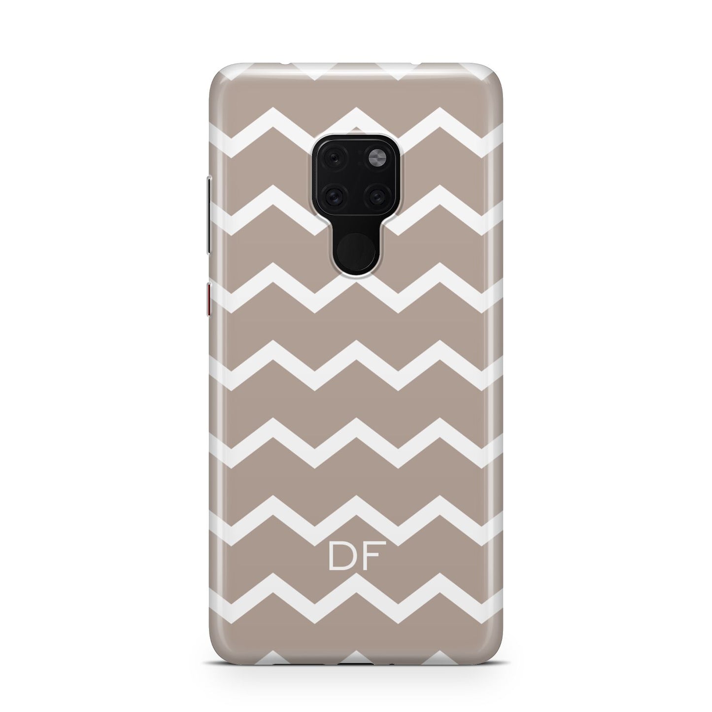 Personalised Chevron Beige Huawei Mate 20 Phone Case