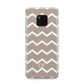 Personalised Chevron Beige Huawei Mate 20 Pro Phone Case