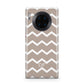 Personalised Chevron Beige Huawei Mate 30 Pro Phone Case
