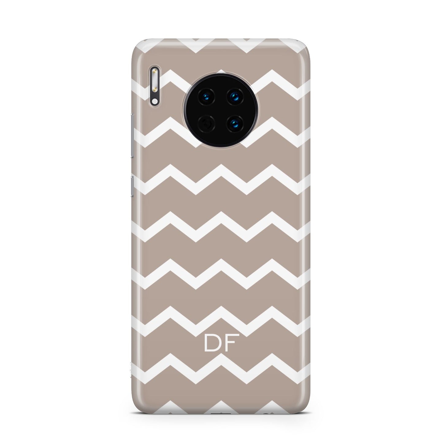 Personalised Chevron Beige Huawei Mate 30
