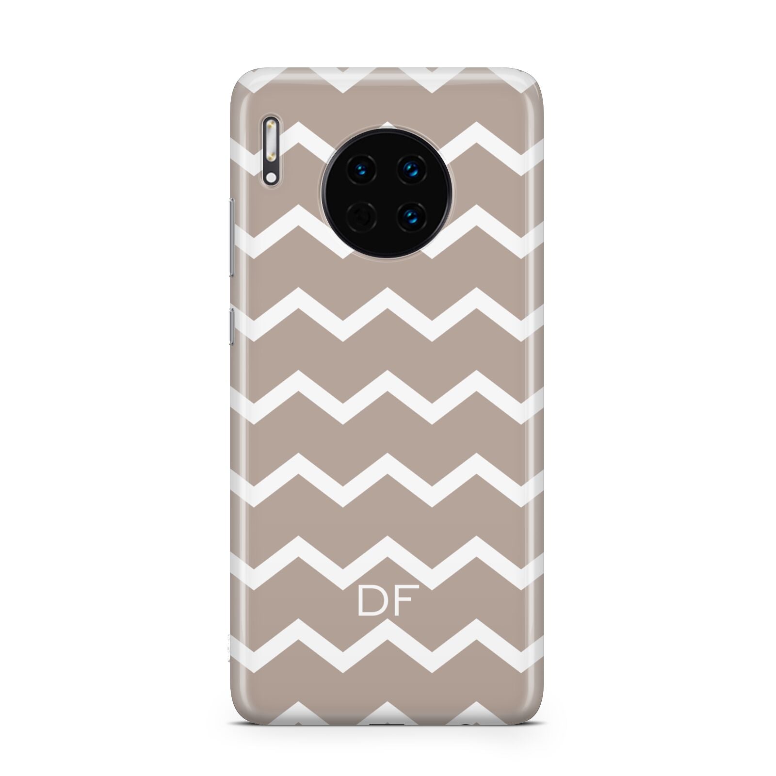 Personalised Chevron Beige Huawei Mate 30